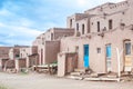 Taos Pueblo - traditional type of Native Indians architecture Royalty Free Stock Photo